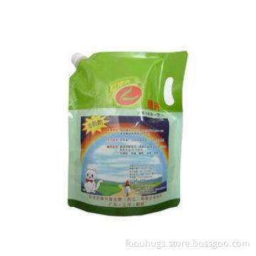 Recyclable Die Cut Handle Bag Spout Top For Fertilizer , La
